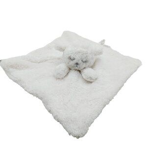 Just Born Lovey White Sparkle Lamb Sheep Baby Infant Plush Blanket Sleepy